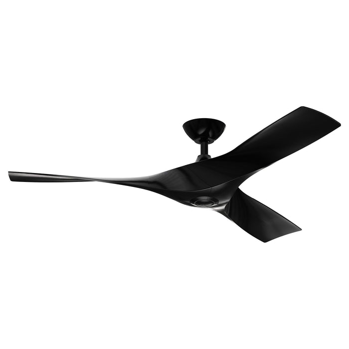 52" Wesley Industrial DC Motor Downrod Mount Reversible Ceiling Fan with Remote Control - Sweatfully