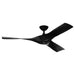 52" Wesley Industrial DC Motor Downrod Mount Reversible Ceiling Fan with Remote Control - Sweatfully