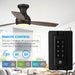 48" Beckette Farmhouse Flush Mount Reversible Ceiling Fan with Lighting and Remote Control - Sweatfully