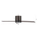 48" Kielah Farmhouse Flush Mount Reversible Ceiling Fan with Lighting and Remote Control - Sweatfully