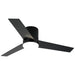 48" Flush Mount Ceiling Fan 3 Blades with LED Lighting and Remote Control - Sweatfully