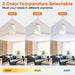 48" Flush Mount Ceiling Fan 3 Blades with LED Lighting and Remote Control - Sweatfully