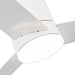 48" Flush Mount Ceiling Fan 3 Blades with LED Lighting and Remote Control - Sweatfully