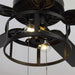 52" Urbana Downrod Mount Reversible Industrial Ceiling Fan with Lighting and Pull Chain - Sweatfully