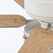 48" New Delhi Farmhouse Flush Mount Reversible Ceiling Fan with Lighting and Remote Control - Sweatfully