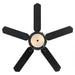 48" Athens Industrial Flush Mount Reversible Ceiling Fan with Lighting and Remote Control - Sweatfully