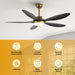 52" Punjab Smart Fan with LED Light - Sweatfully