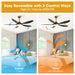 52" Punjab Smart Fan with LED Light - Sweatfully
