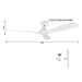 52" Jovie Ceiling Fan with Remote Control - Sweatfully