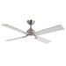 48" Linden DC Motor Downrod Mount Reversible Ceiling Fan with Lighting and Remote Control - Sweatfully