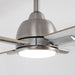 48" Linden DC Motor Downrod Mount Reversible Ceiling Fan with Lighting and Remote Control - Sweatfully