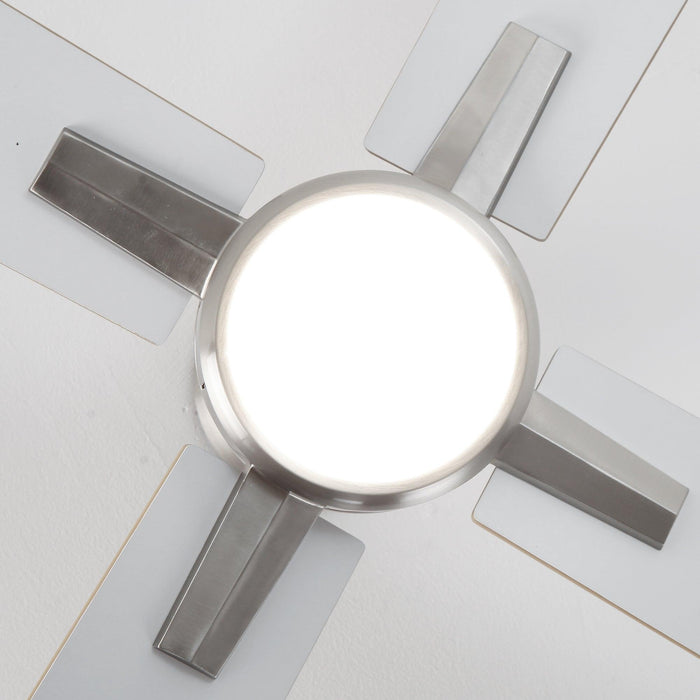 48" Linden DC Motor Downrod Mount Reversible Ceiling Fan with Lighting and Remote Control - Sweatfully