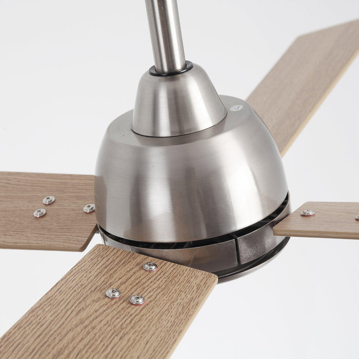 48" Linden DC Motor Downrod Mount Reversible Ceiling Fan with Lighting and Remote Control - Sweatfully
