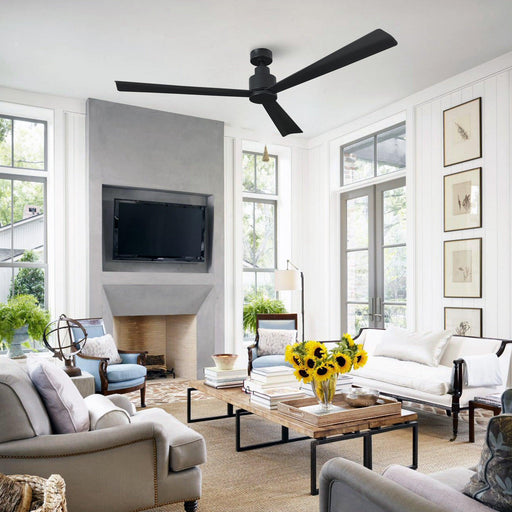 52" Zelda Industrial Ceiling Fan with Remote Control - Sweatfully