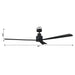 52" Zelda Industrial Ceiling Fan with Remote Control - Sweatfully