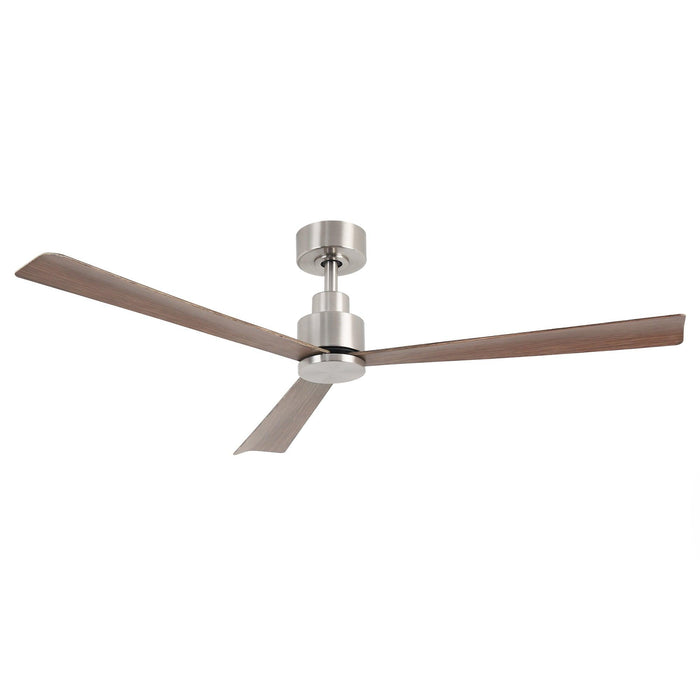 52 Inch Esther 3-Blades Modern Downrod Mount Ceiling Fan with Remote Control - Sweatfully