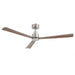 52 Inch Esther 3-Blades Modern Downrod Mount Ceiling Fan with Remote Control - Sweatfully