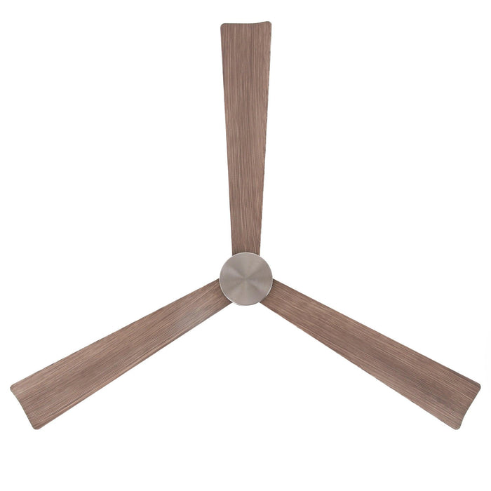 52 Inch Esther 3-Blades Modern Downrod Mount Ceiling Fan with Remote Control - Sweatfully
