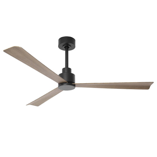 52 Inch Esther 3-Blades Modern Downrod Mount Ceiling Fan with Remote Control - Sweatfully