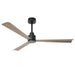 52 Inch Esther 3-Blades Modern Downrod Mount Ceiling Fan with Remote Control - Sweatfully