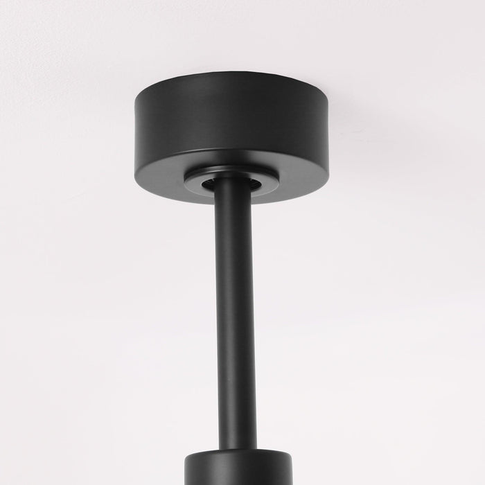 52 Inch Esther 3-Blades Modern Downrod Mount Ceiling Fan with Remote Control - Sweatfully