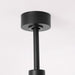 52 Inch Esther 3-Blades Modern Downrod Mount Ceiling Fan with Remote Control - Sweatfully