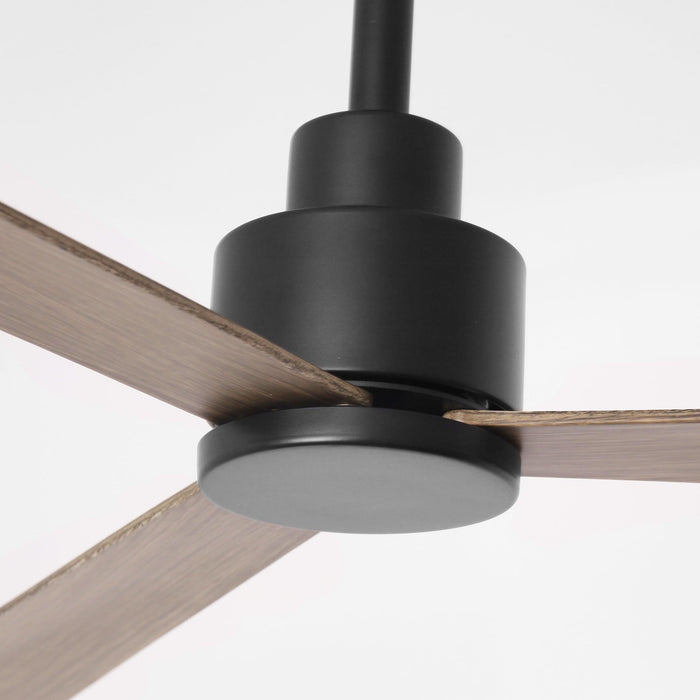 52 Inch Esther 3-Blades Modern Downrod Mount Ceiling Fan with Remote Control - Sweatfully