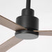 52 Inch Esther 3-Blades Modern Downrod Mount Ceiling Fan with Remote Control - Sweatfully