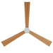 52 Inch Esther 3-Blades Modern Downrod Mount Ceiling Fan with Remote Control - Sweatfully