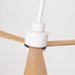 52 Inch Esther 3-Blades Modern Downrod Mount Ceiling Fan with Remote Control - Sweatfully