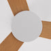 52 Inch Esther 3-Blades Modern Downrod Mount Ceiling Fan with Remote Control - Sweatfully