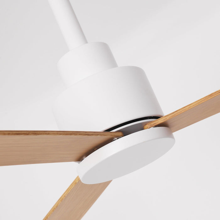 52 Inch Esther 3-Blades Modern Downrod Mount Ceiling Fan with Remote Control - Sweatfully