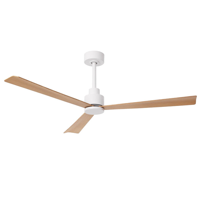 52 Inch Esther 3-Blades Modern Downrod Mount Ceiling Fan with Remote Control - Sweatfully