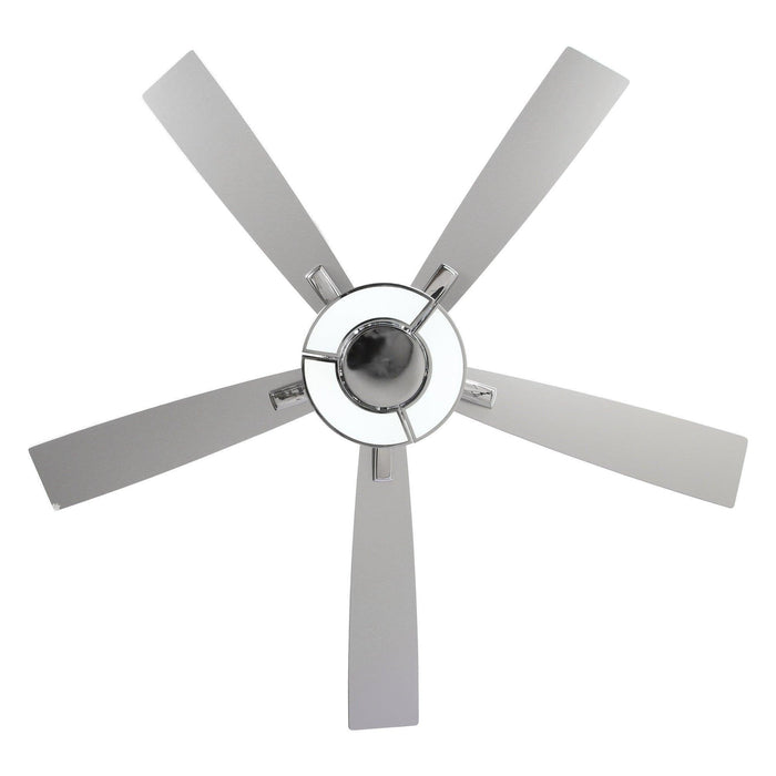 52" Vendome Industrial DC Motor Downrod Mount Reversible Ceiling Fan with Lighting and Remote Control - Sweatfully