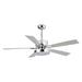 52" Vendome Industrial DC Motor Downrod Mount Reversible Ceiling Fan with Lighting and Remote Control - Sweatfully