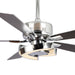 52" Vendome Industrial DC Motor Downrod Mount Reversible Ceiling Fan with Lighting and Remote Control - Sweatfully