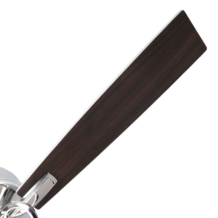 52" Zelda Modern DC Motor Downrod Mount Reversible Ceiling Fan with Lighting and Remote Control - Sweatfully