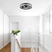20" Preen Industrial Flush Mount Reversible Ceiling Fan - Sweatfully