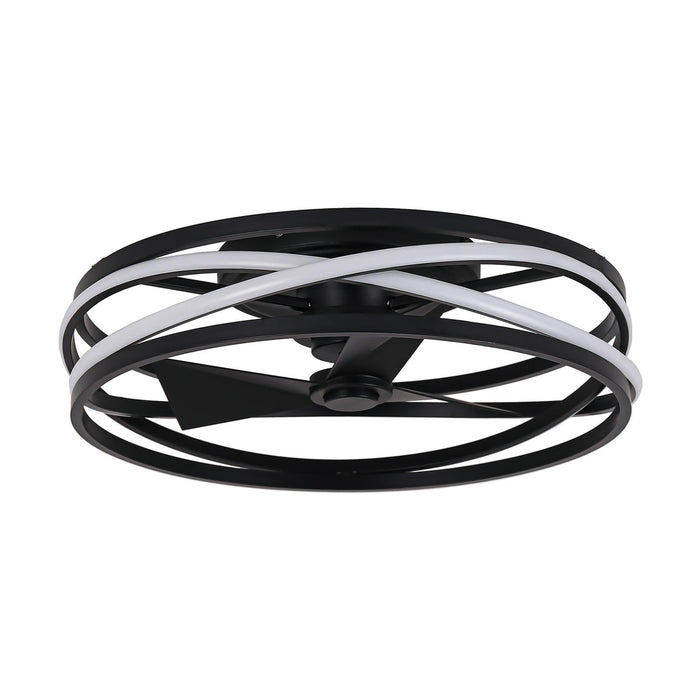20" Preen Industrial Flush Mount Reversible Ceiling Fan - Sweatfully