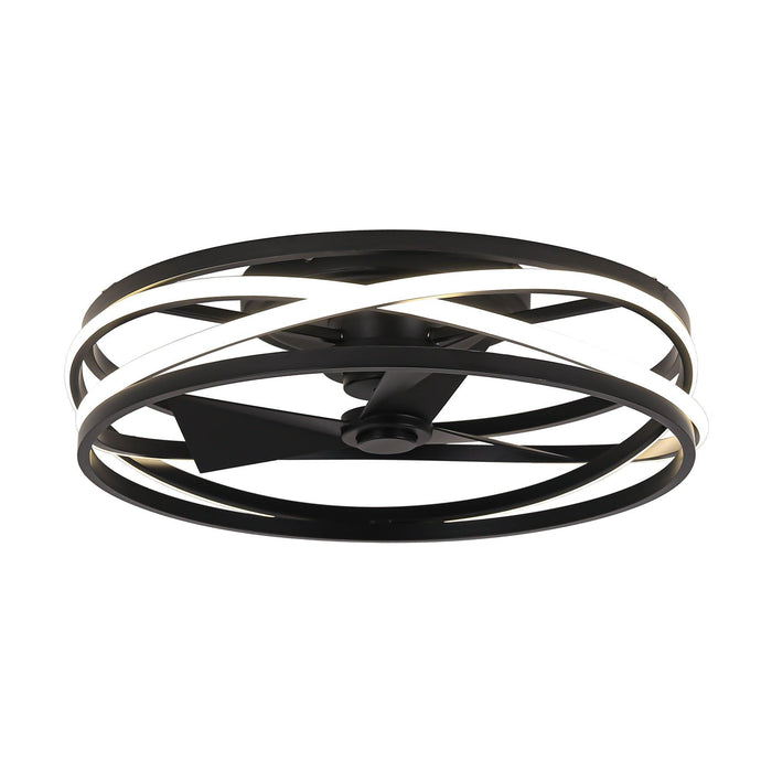 20" Preen Industrial Flush Mount Reversible Ceiling Fan - Sweatfully