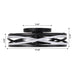 20" Preen Industrial Flush Mount Reversible Ceiling Fan - Sweatfully