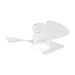 31" Mazon Modern DC Motor Flush Mount Reversible Ceiling Fan with LED Lighting and Remote Control - Sweatfully