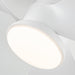 31" Mazon Modern DC Motor Flush Mount Reversible Ceiling Fan with LED Lighting and Remote Control - Sweatfully