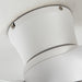 31" Mazon Modern DC Motor Flush Mount Reversible Ceiling Fan with LED Lighting and Remote Control - Sweatfully
