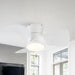 31" Mazon Modern DC Motor Flush Mount Reversible Ceiling Fan with LED Lighting and Remote Control - Sweatfully