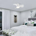 31" Mazon Modern DC Motor Flush Mount Reversible Ceiling Fan with LED Lighting and Remote Control - Sweatfully