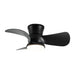 31" Mazon Modern DC Motor Flush Mount Reversible Ceiling Fan with LED Lighting and Remote Control - Sweatfully