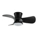 31" Mazon Modern DC Motor Flush Mount Reversible Ceiling Fan with LED Lighting and Remote Control - Sweatfully