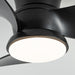 31" Mazon Modern DC Motor Flush Mount Reversible Ceiling Fan with LED Lighting and Remote Control - Sweatfully