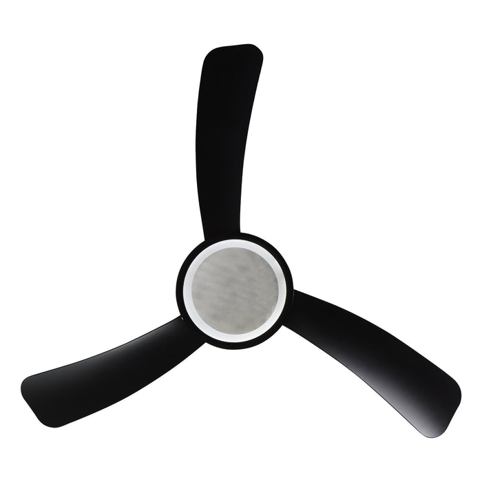 52" Bohemian Industrial DC Motor Downrod Mount Reversible Ceiling Fan with Lighting and Remote Control - Sweatfully
